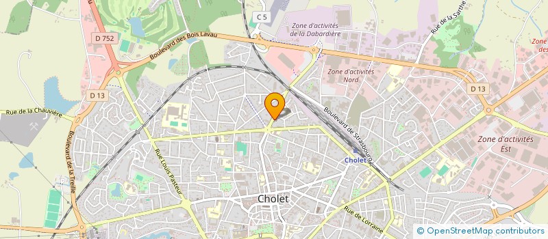 localisation de l'entreprise EH CONSEIL ET STRATEGIE à CHOLET