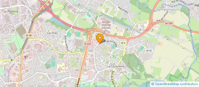 localisation de l'entreprise EH CONSULTING à VILLENEUVE-D'ASCQ
