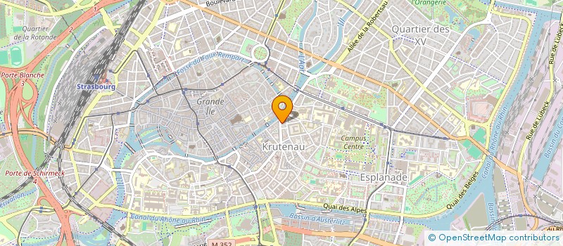 localisation de l'entreprise EH DEVELOPPEMENT à STRASBOURG