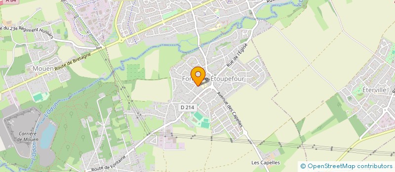 localisation de l'entreprise EH DIGITAL CONSEIL  FONTAINE-ETOUPEFOUR