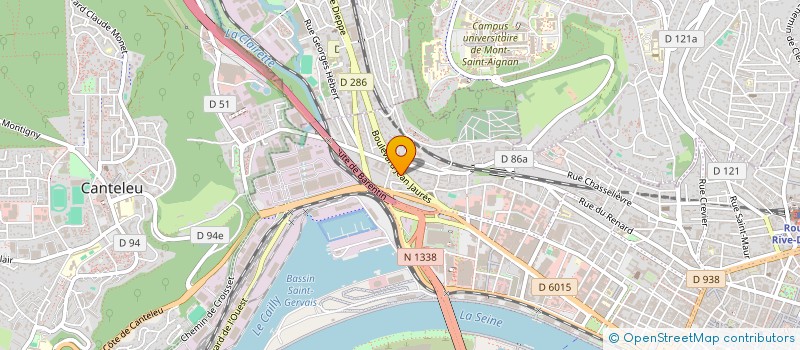 localisation de l'entreprise EH ELECTRICITE à DEVILLE-LES-ROUEN