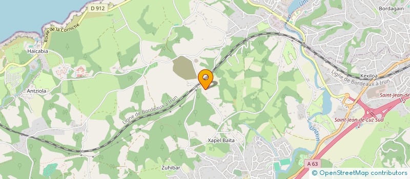 localisation de l'entreprise EH FACADES  URRUGNE