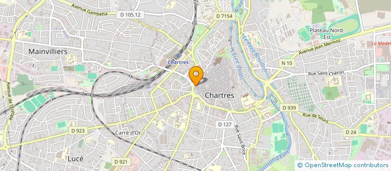 localisation de l'entreprise EH FINANCES à CHARTRES