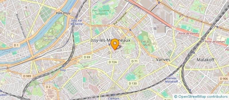 localisation de l'entreprise EH OPTIMUM à ISSY-LES-MOULINEAUX