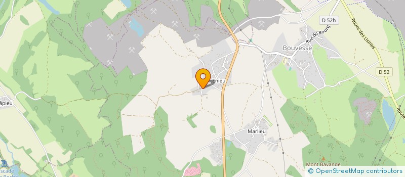 localisation de l'entreprise EH OUIE  BOUVESSE-QUIRIEU
