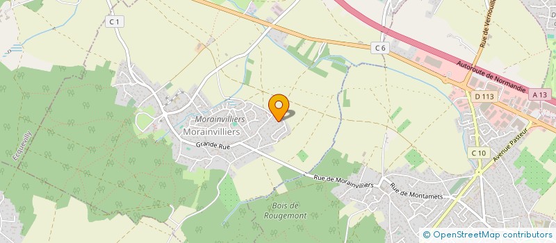 localisation de l'entreprise EH PATRIMOINE HOLD  MORAINVILLIERS