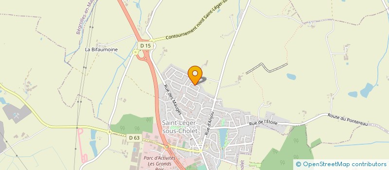 localisation de l'entreprise EH TAXI NANTES  SAINT-CHRISTOPHE-DU-BOIS