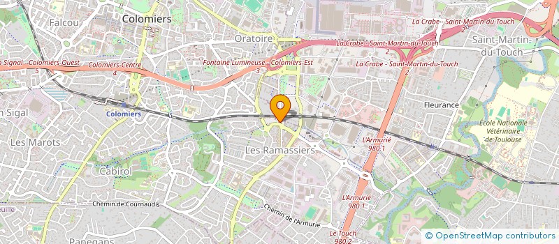 localisation de l'entreprise EH VTC  COLOMIERS