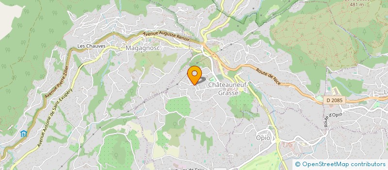 localisation de l'entreprise EH2A2C  CHATEAUNEUF-GRASSE