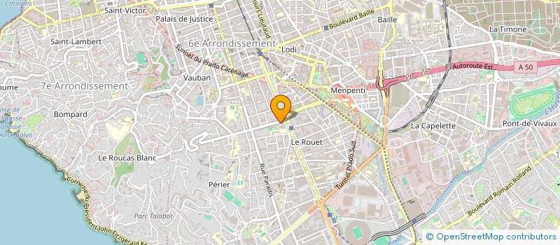 localisation de l'entreprise EHA7  MARSEILLE