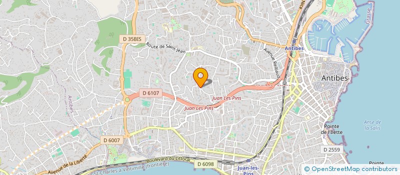 localisation de l'entreprise EHAD à ANTIBES
