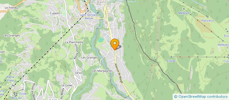 localisation de l'entreprise EHAV  SAINT-GERVAIS-LES-BAINS