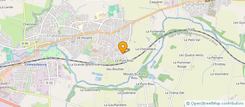 localisation de l'entreprise EHAV  CHATEAUBOURG