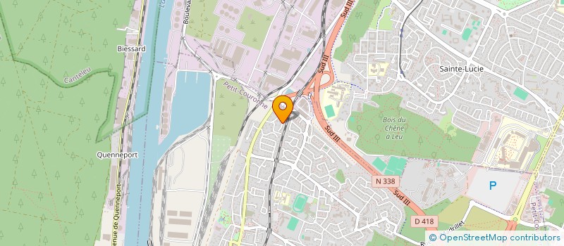 localisation de l'entreprise EHBA  PETIT-COURONNE