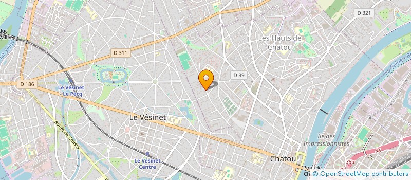 localisation de l'entreprise EHBMP  CHATOU