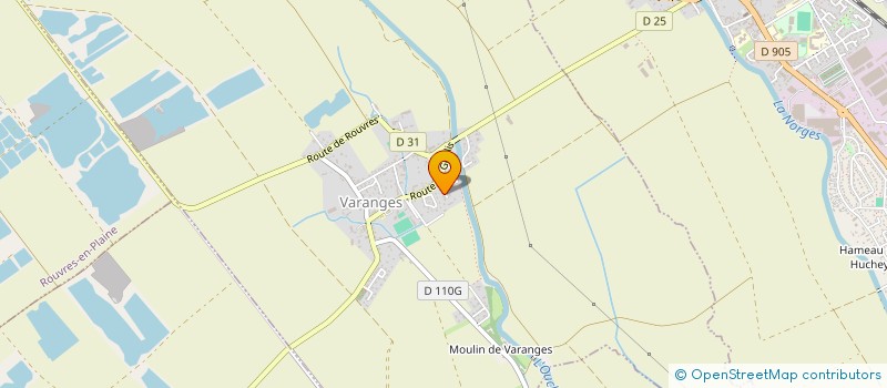 localisation de l'entreprise EHC  VARANGES