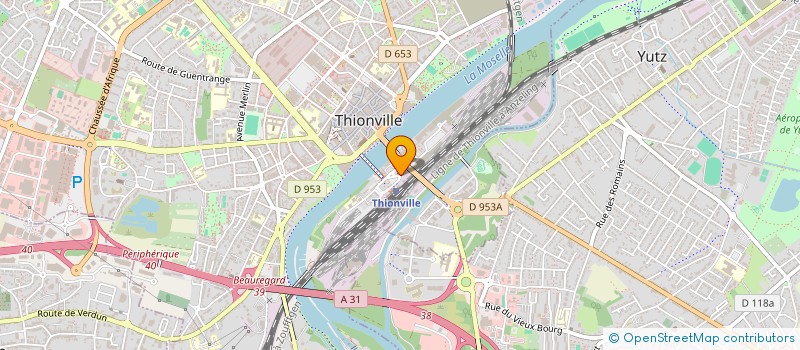localisation de l'entreprise EHD à THIONVILLE