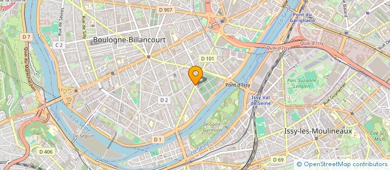 localisation de l'entreprise EHD à BOULOGNE-BILLANCOURT