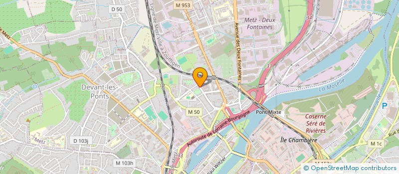 localisation de l'entreprise EHD SASU  METZ