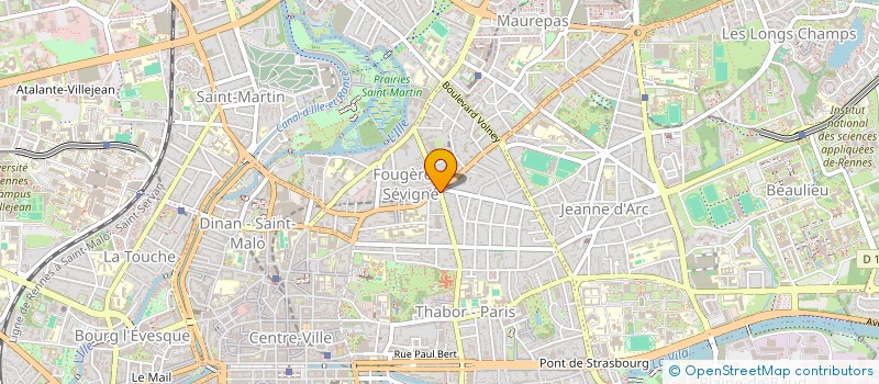 localisation de l'entreprise EHDK MARKETING ET R.H SUR LE NET à RENNES