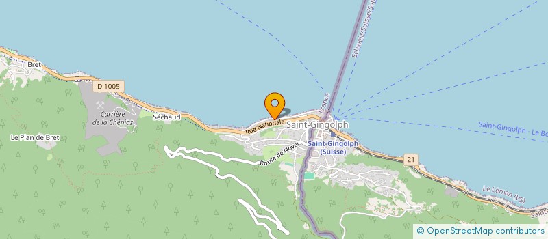 localisation de l'entreprise EHDUCATION  SAINT-GINGOLPH