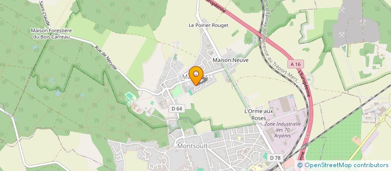 localisation de l'entreprise EHE IMMOBILIER  MAFFLIERS