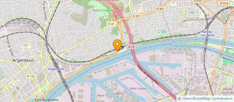 localisation de l'entreprise EHEMBA  ARGENTEUIL