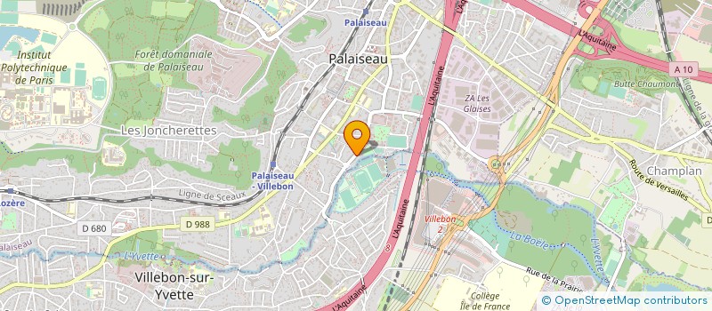 localisation de l'entreprise EHEO-PALAISEAU (ENFANTS HANDICAPES-ESPOIR OSTEOPATHIQUE) à PALAISEAU