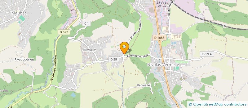 localisation de l'entreprise EHGO  MEYRIE