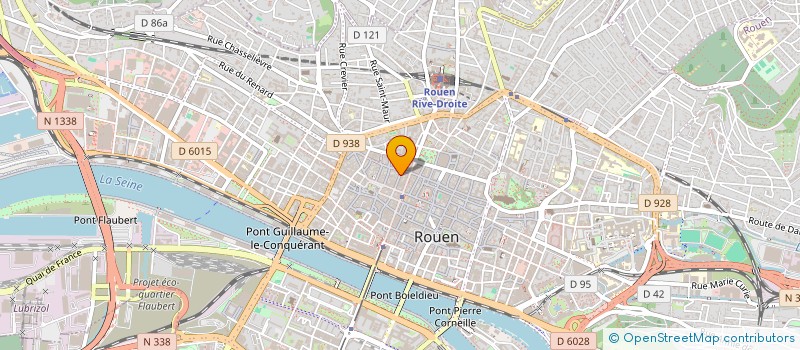 localisation de l'entreprise EHIB INVEST à ROUEN