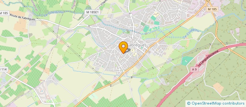 localisation de l'entreprise EHL  FABREGUES