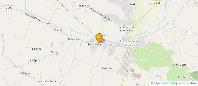 localisation de l'entreprise EHLD  GONTAUD-DE-NOGARET