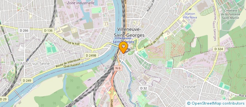 localisation de l'entreprise EHLENA MEUBLES à VILLENEUVE-SAINT-GEORGES
