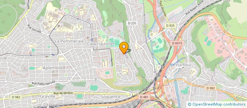 localisation de l'entreprise EHM CONSTRUCTION à LE HAVRE