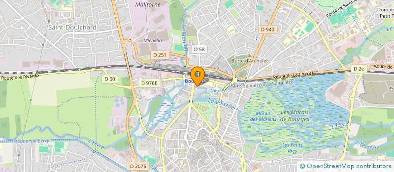 localisation de l'entreprise EHM DESIGN  BOURGES