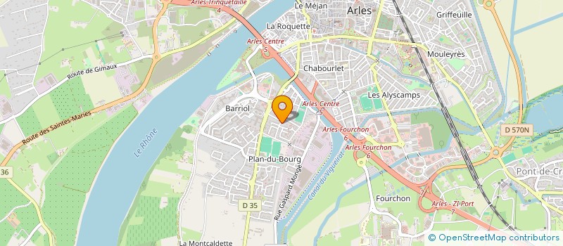 localisation de l'entreprise EHM13  ARLES