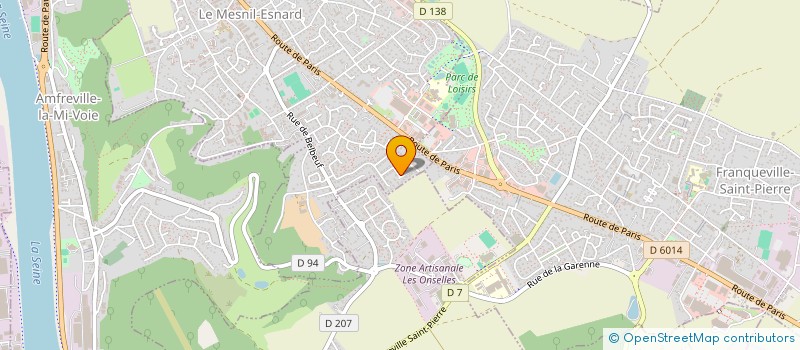 localisation de l'entreprise EHMB  LE MESNIL-ESNARD