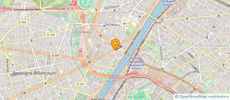 localisation de l'entreprise EHMONAGENCE à BOULOGNE-BILLANCOURT