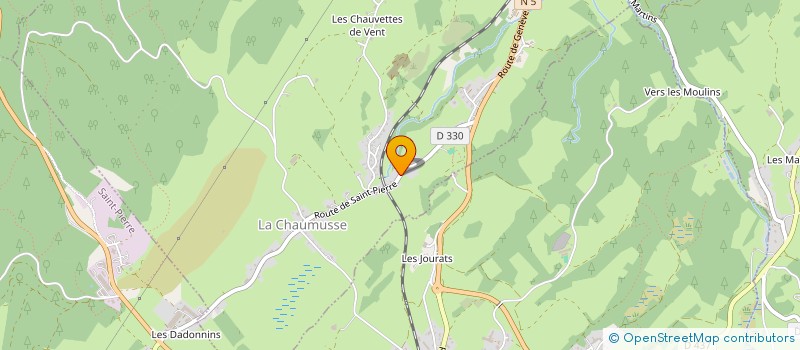 localisation de l'entreprise EHO  LA CHAUMUSSE