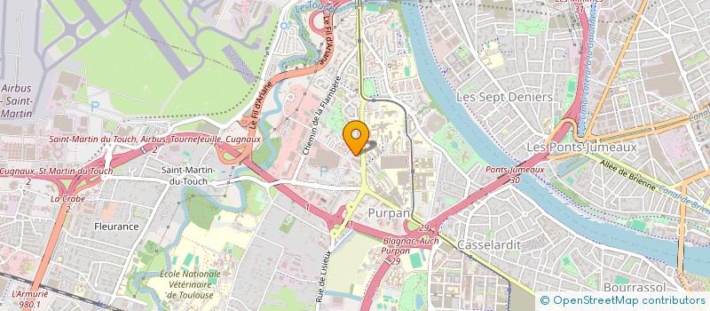 localisation de l'entreprise EHO-EXPERT HABITAT OCCITANIE à TOULOUSE