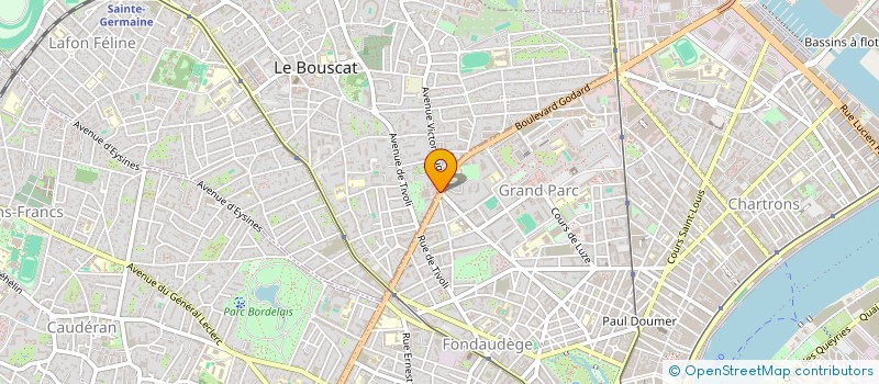 localisation de l'entreprise EHODE à LE BOUSCAT