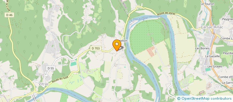localisation de l'entreprise EHOP à VITRAC