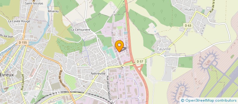 localisation de l'entreprise EHOUI EXPLOITATION à EVREUX
