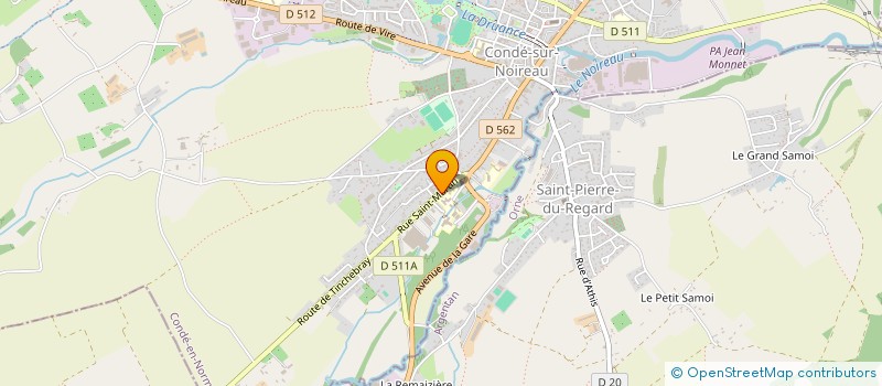 localisation de l'entreprise EHPAD à CONDE-EN-NORMANDIE