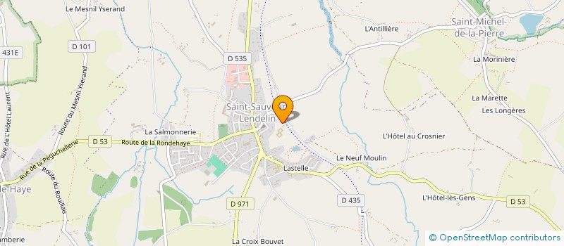 localisation de l'entreprise EHPAD  SAINT-SAUVEUR-VILLAGES