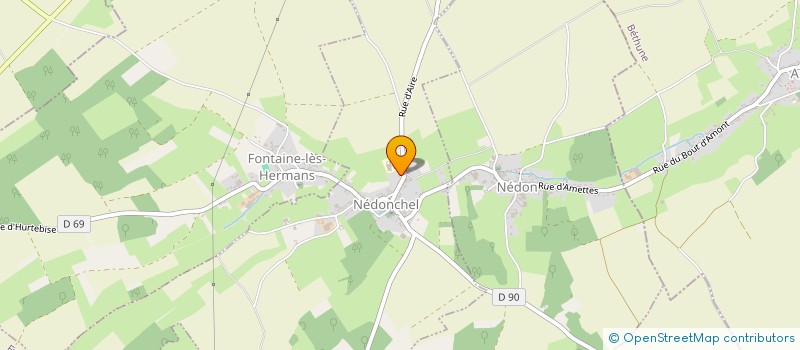 localisation de l'entreprise EHPAD à NEDONCHEL