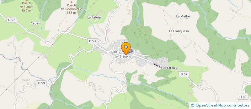 localisation de l'entreprise EHPAD à SAINT-PIERRE-DE-TRIVISY