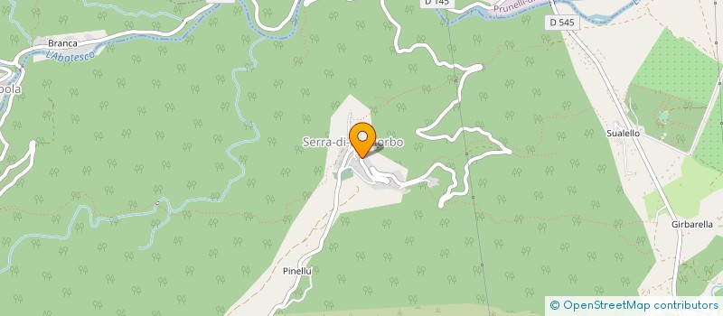 localisation de l'entreprise EHPAD A ZIGLIA à PRUNELLI-DI-FIUMORBO