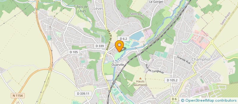localisation de l'entreprise EHPAD ALIGRE ET MARIE THERESE à LEVES