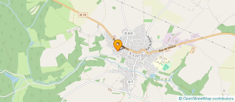 localisation de l'entreprise EHPAD AU BRIN D'OSIER à FAYL-BILLOT